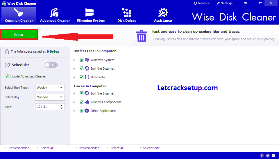 Wise Disk Cleaner For Windows